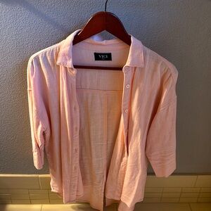 Vici linen button up